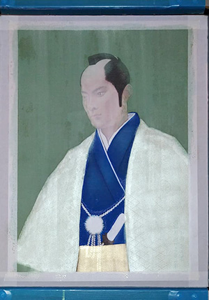 日本画家　佐藤宏三「八代将軍徳川吉宗公像　8th Shogun Tokugawa Yoshimune」　本画制作　表彩色