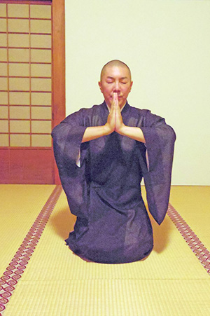 日本画家 佐藤宏三 Hidden Art「耳無し芳一」お坊さん取材