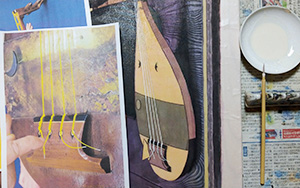 日本画家 佐藤宏三 Hidden Art「耳無し芳一」其弐 平家琵琶の描写