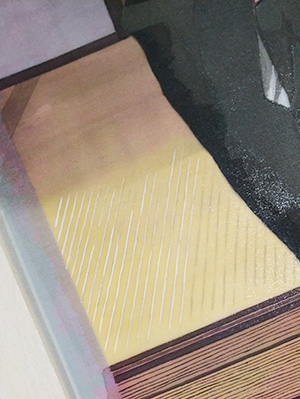 日本画家 佐藤宏三 Hidden Art「耳無し芳一」其弐 畳の描写