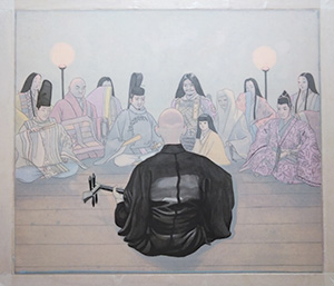 日本画家 佐藤宏三 Hidden Art「耳無芳一」其壱 本画骨描き・隈取り