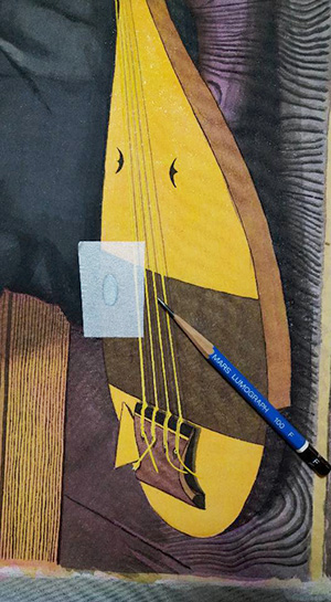 日本画家 佐藤宏三 Hidden Art「耳無し芳一」其弐 箔押しの為の捨てドーサ