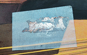 日本画家 佐藤宏三 Hidden Art「耳無し芳一」其弐 銀箔焼き 六一〇ハップ(ムトーハップ)