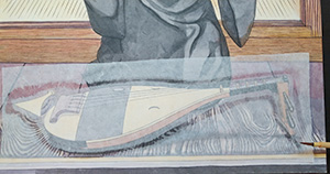 日本画家 佐藤宏三 Hidden Art「耳無し芳一」其弐 石州紙の食い裂き