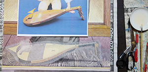 日本画家 佐藤宏三 Hidden Art「耳無し芳一」其弐 修正箇所に象牙を塗る