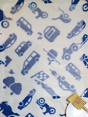 日本画家 佐藤宏三 Hidden Art「耳無し芳一」隠し絵用下図 明礬入りのドーサ引き