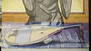 日本画家 佐藤宏三 Hidden Art「耳無し芳一」其弐 平家琵琶の修正