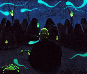 日本画家 佐藤宏三 Hidden Art「耳無芳一」其壱 表彩色