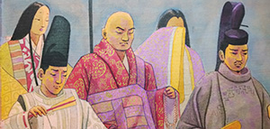 日本画家 佐藤宏三 Hidden Art「耳無芳一」其壱 表彩色 金泥 瑪瑙ベラ