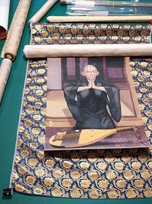 日本画家 佐藤宏三 Hidden Art「耳無芳一」其弐・其弐 表装