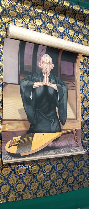 日本画家 佐藤宏三 Hidden Art「耳無芳一」其弐・其弐 裂地の選定