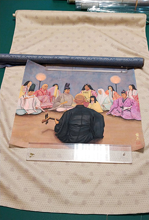 日本画家 佐藤宏三 Hidden Art「耳無芳一」其弐・其弐 裂地の選定