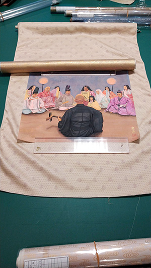 日本画家 佐藤宏三 Hidden Art「耳無芳一」其弐・其弐 裂地の選定