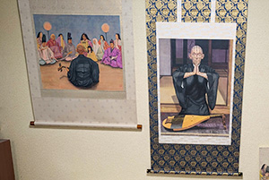 日本画家 佐藤宏三 Hidden Art「耳無芳一」其壱・其弐 マスミ東京「こころば」お披露目会「新月会」にて完成披露