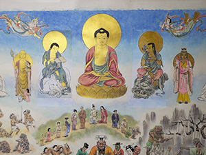 日本画家 佐藤宏三 Hidden Art「地獄極楽変相図」
画面構成と配置確認