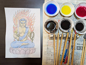 日本画家 佐藤宏三 Hidden Art「地獄極楽変相図」
下図の補完