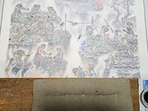 日本画家 佐藤宏三 Hidden Art「地獄極楽変相図」下図のトレース